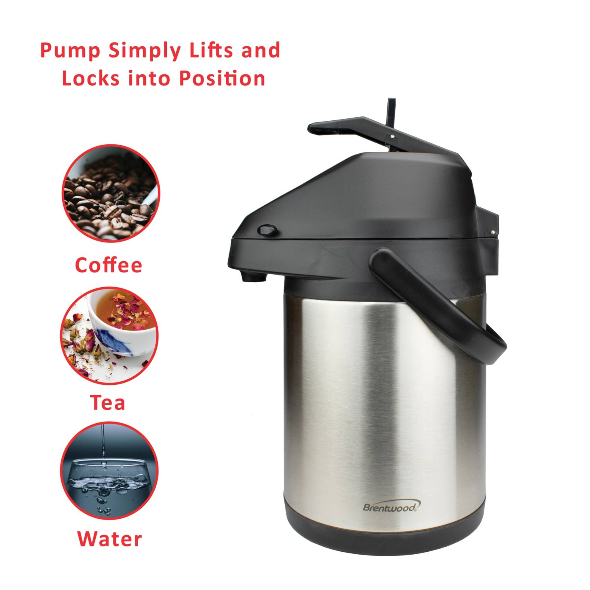 Brentwood Airpot Hot & Cold Drink Dispenser